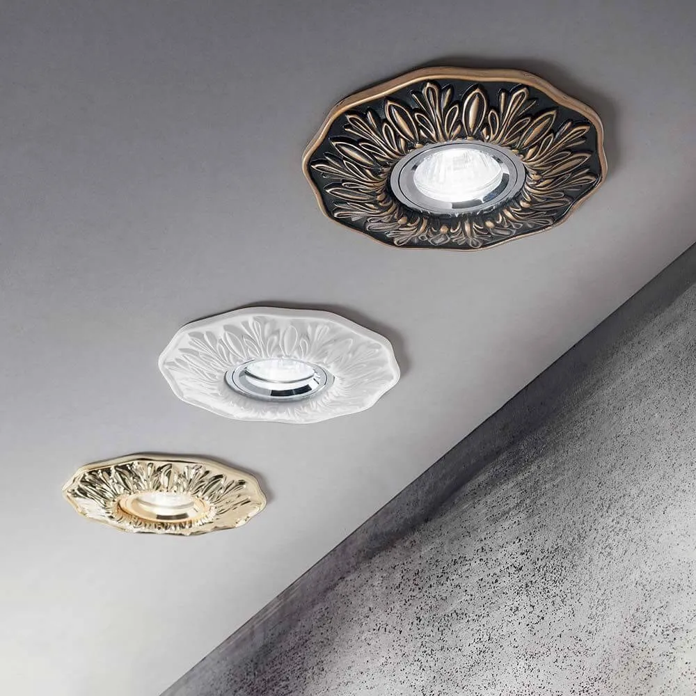 Sprintet spotlight polka hvid