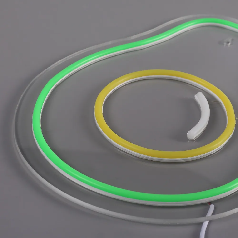 Avocado Neon Væglampe
