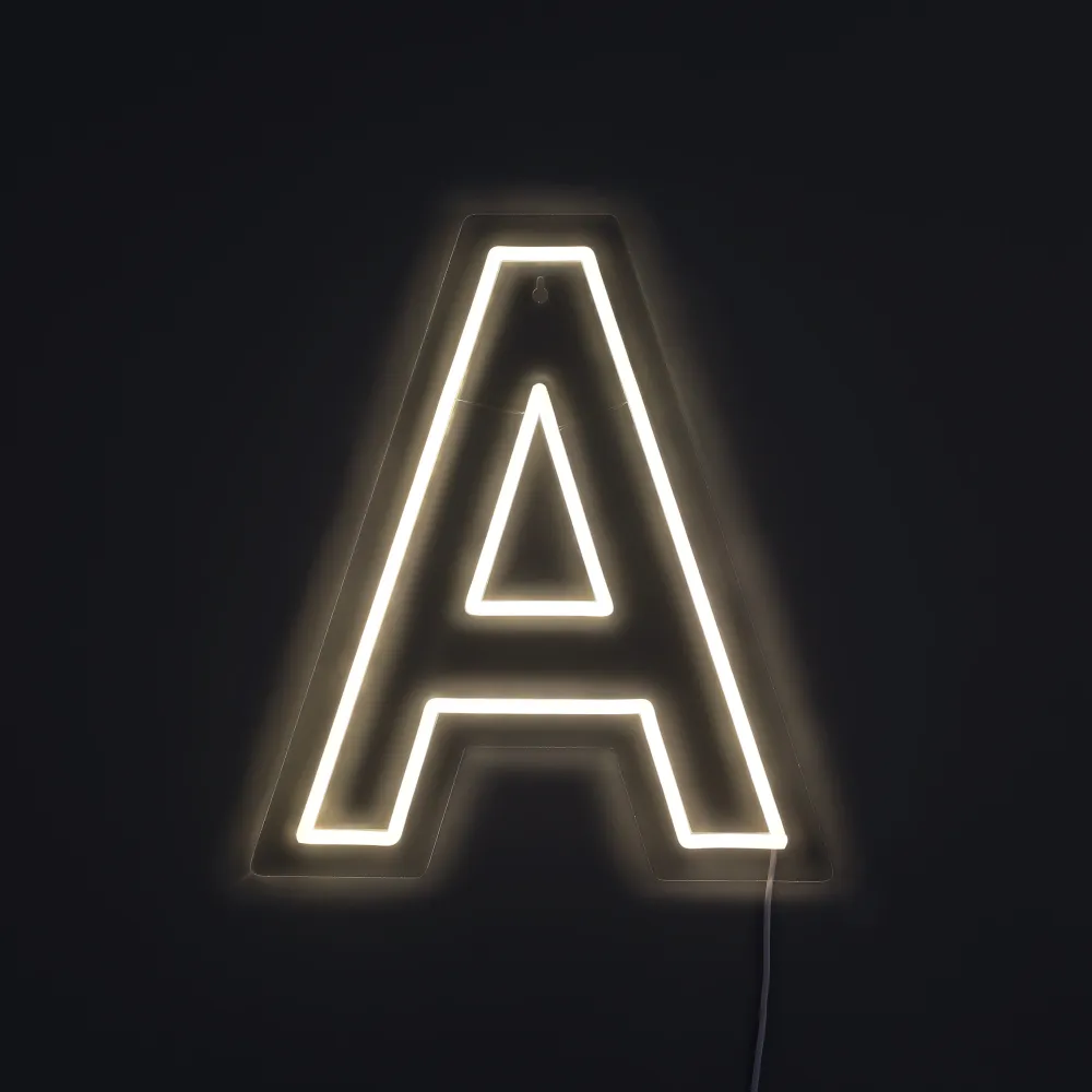 Bogstav Neon Væglampe