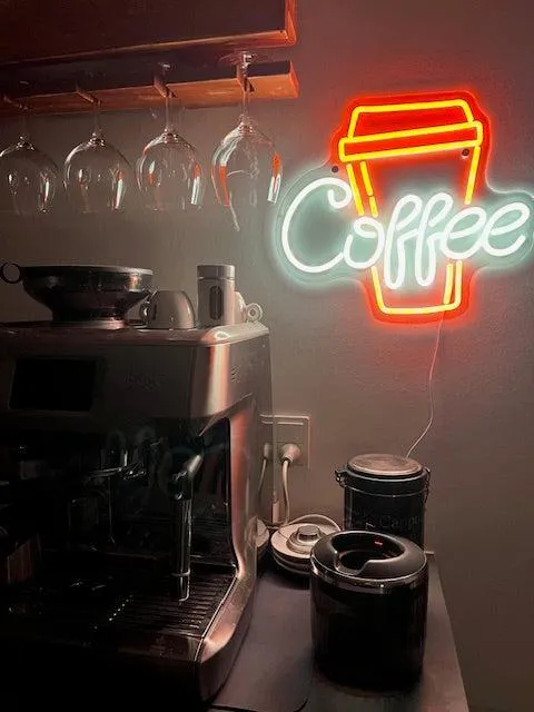 Coffee Cup Neon Væglampe