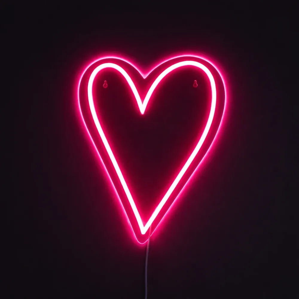 Heart Neon Væglampe