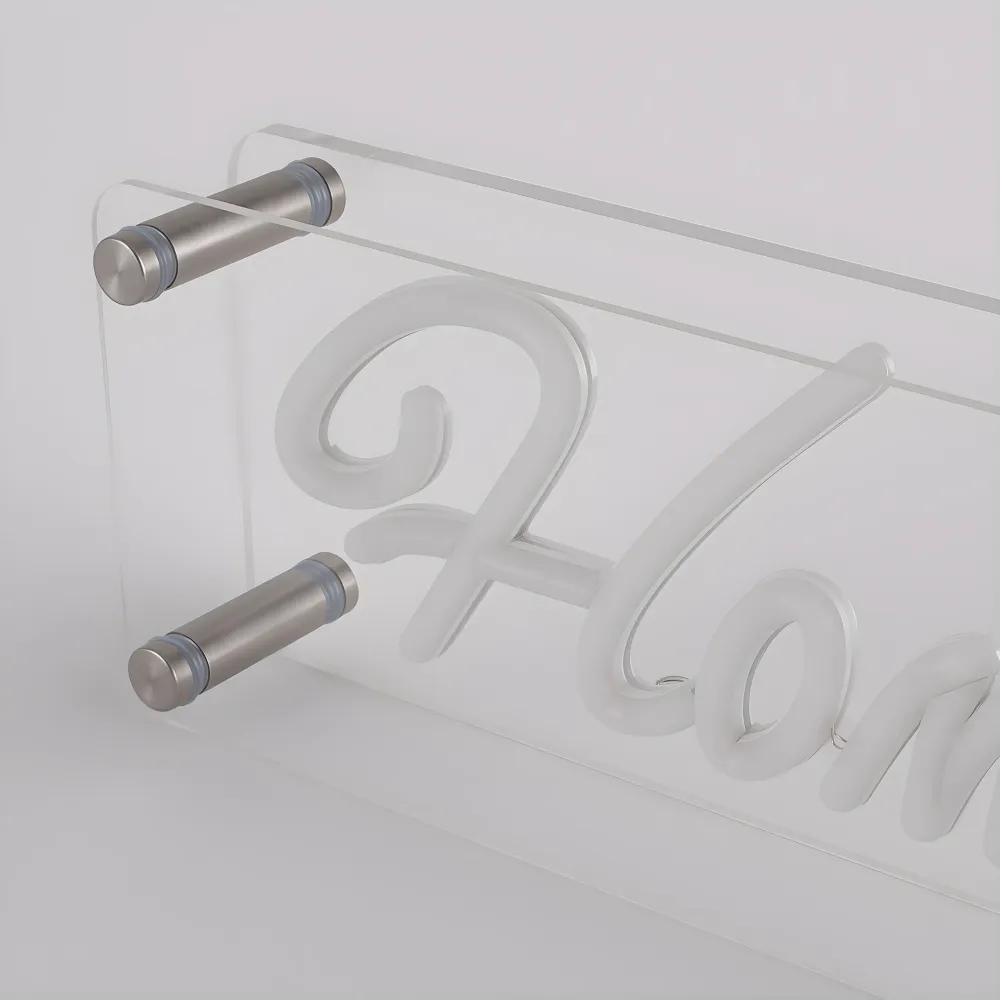 Home LED Neon Box Bordlampe