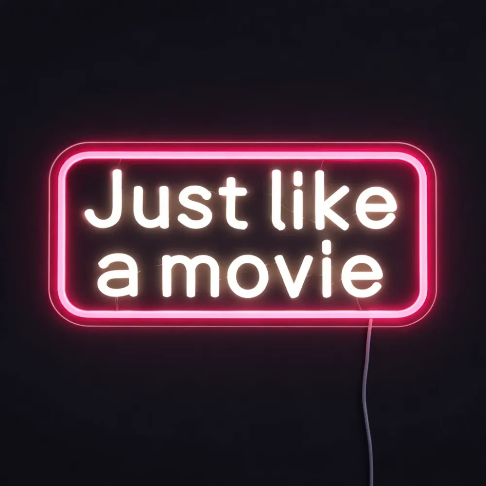 Just Like Movie Neon Væglampe