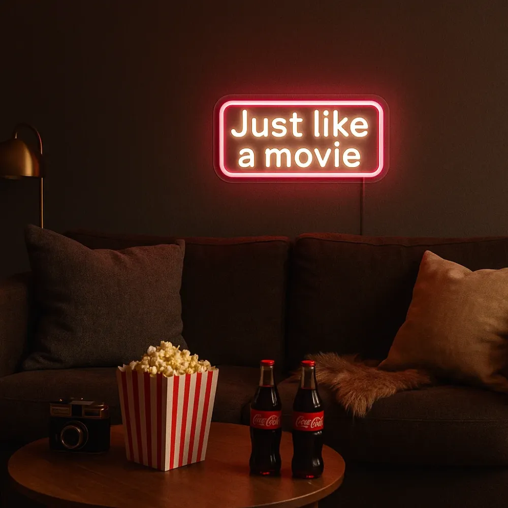 Just Like Movie Neon Væglampe