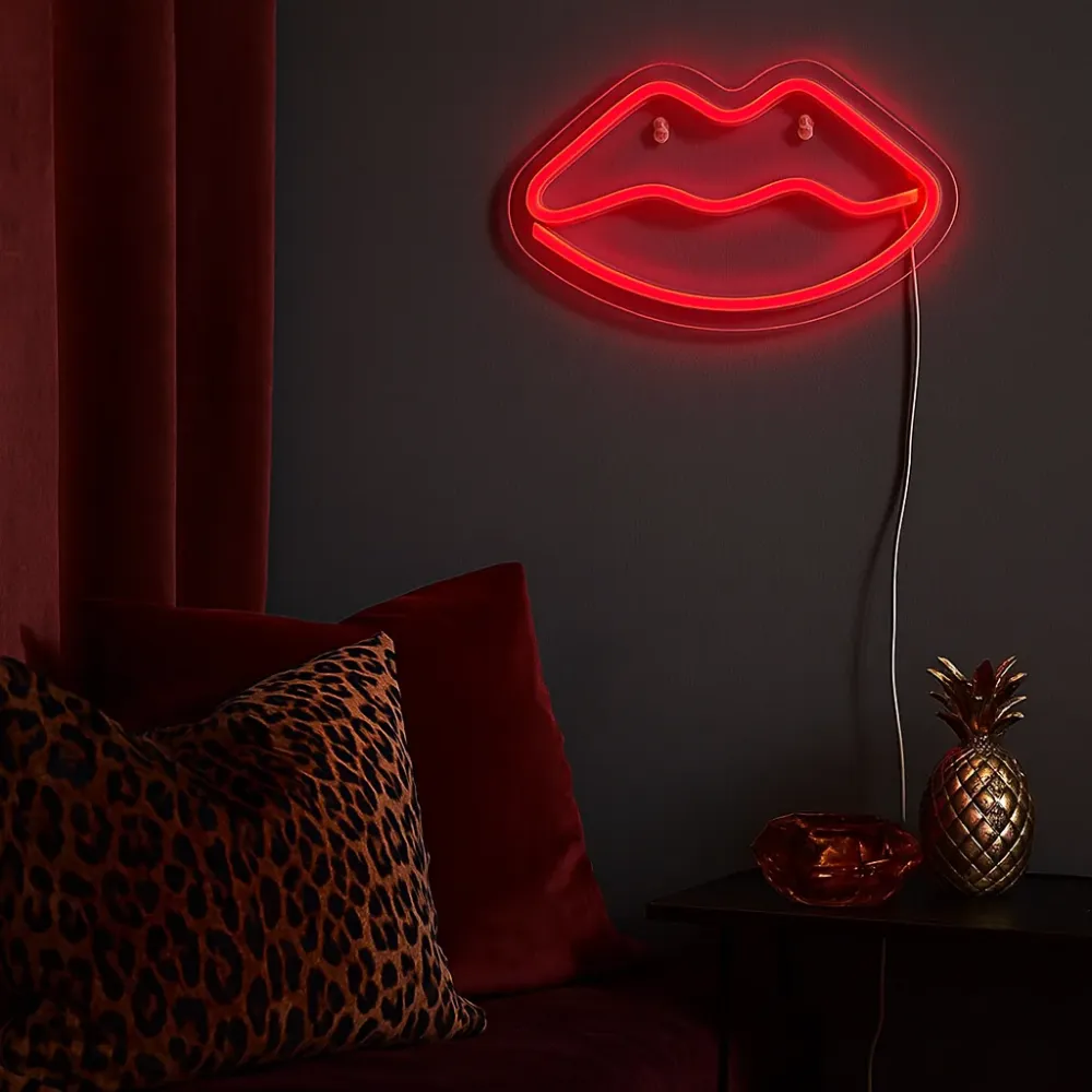 Kiss Neon Væglampe