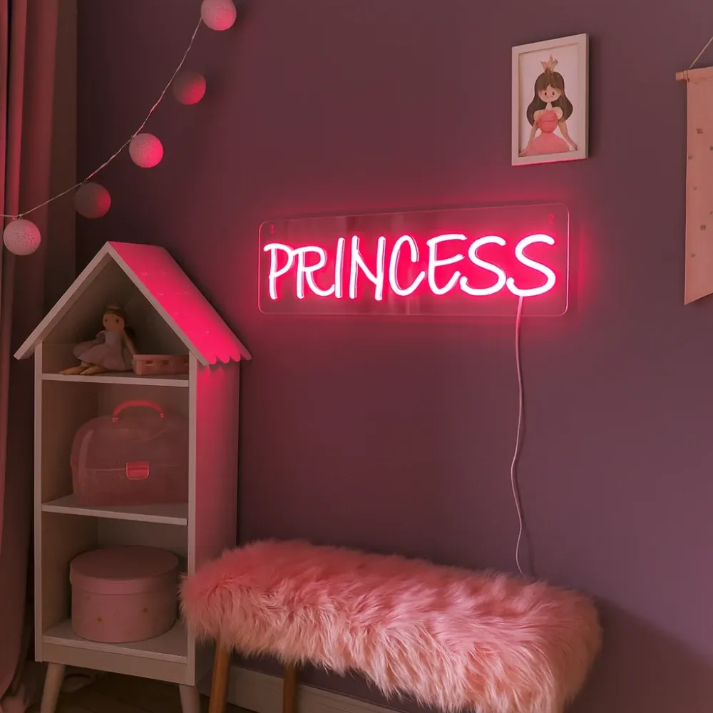 Princess Neon Væglampe