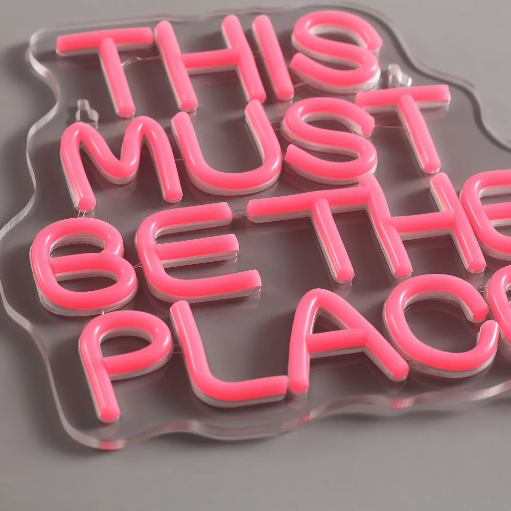 This Must Be Place Neon Væglampe
