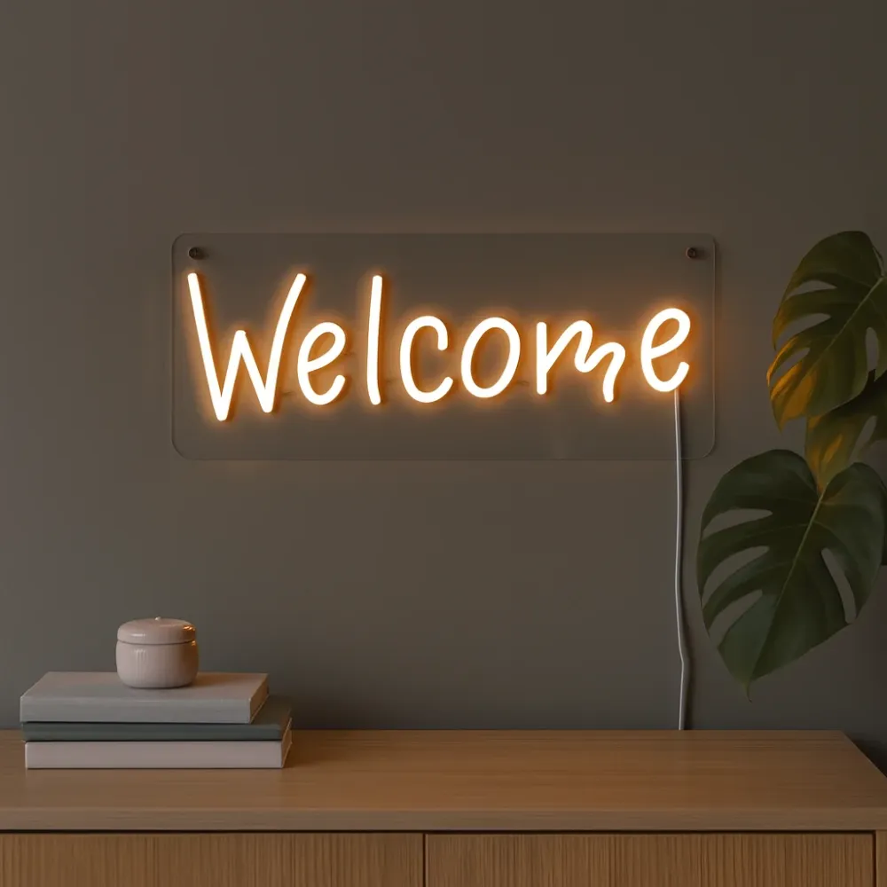 Welcome Neon Væglampe