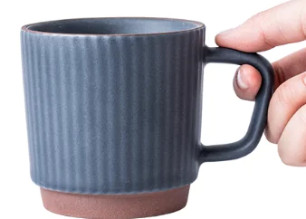 Japanese Retro Ler Coffee Mug - Nordic Style Blue