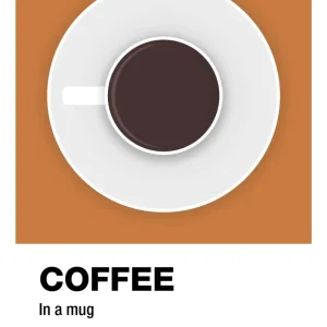 plakat: coffee mug - rumba amber 60