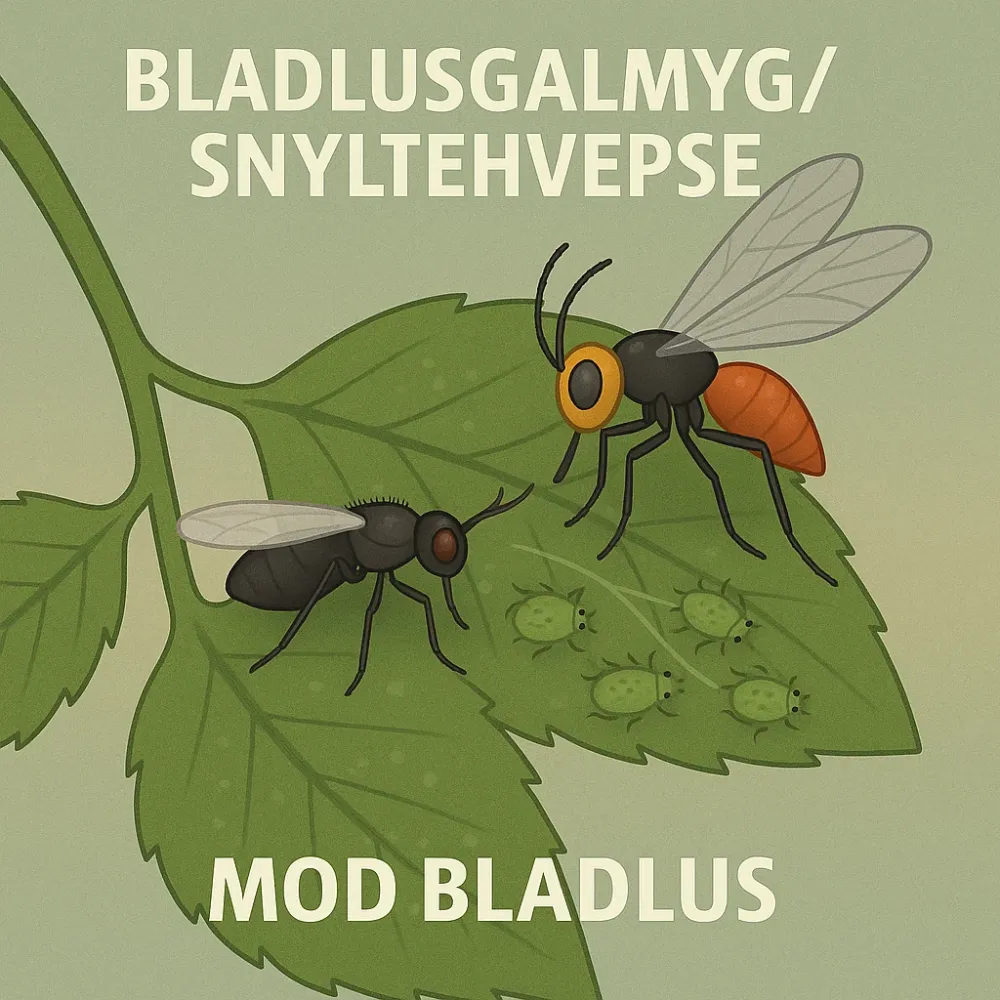 Bladlusgalmyg/Snyltehvepse | mod bladlus
