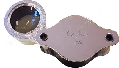 Metal lup – 10× forstørrelse