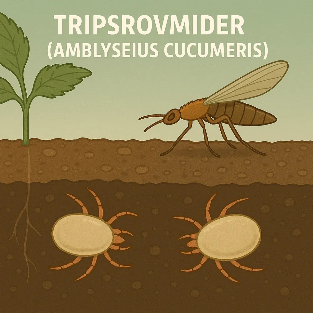 Tripsrovmider (Amblyseius cucumeris) (10 poser) | mod trips