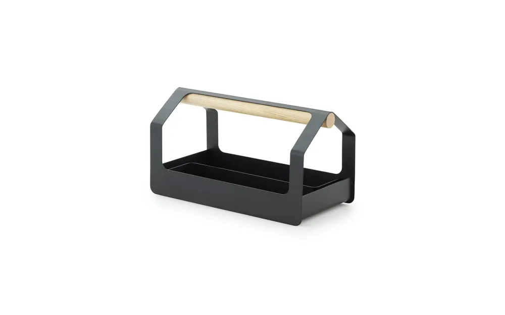 Collapsible Fabric Haus opbevaringskasse - Normann Copenhagen Black
