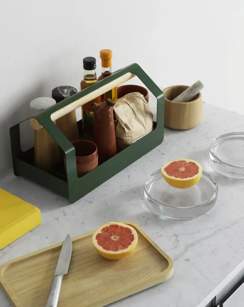Collapsible Fabric Haus opbevaringskasse - Normann Copenhagen Black