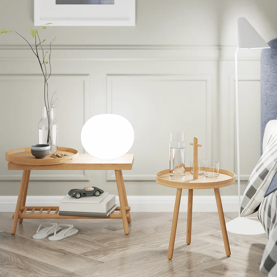 TRÅDBÆNK 75 NATURLIG EG WIREWORKS