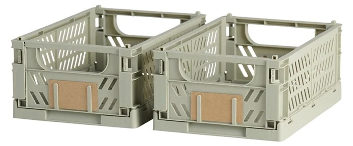 Day - Opbevaringskasse Moss green 2 stk. - 25x16.5x10 cm