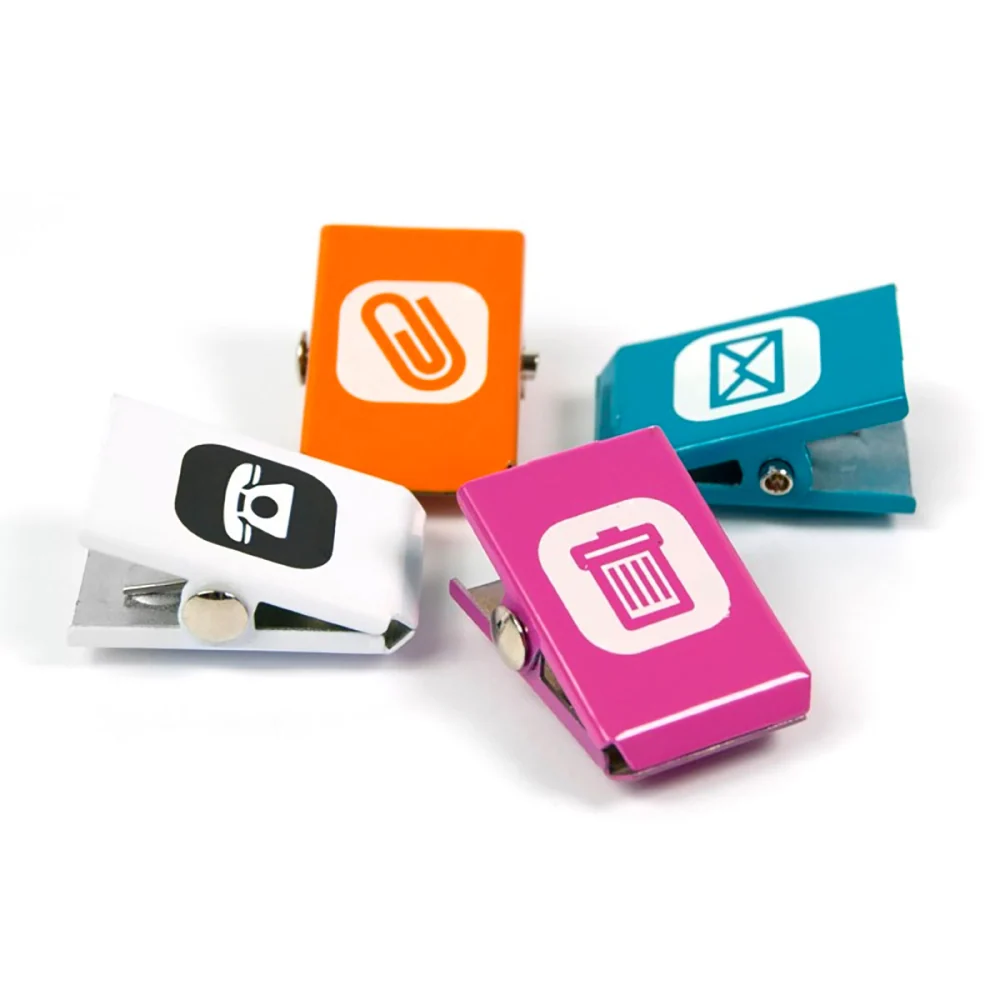 Magnetiske Clips OFFICE, 4-pak