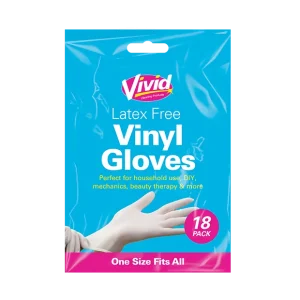 Vivid - Vinylhandsker - 18-Taske