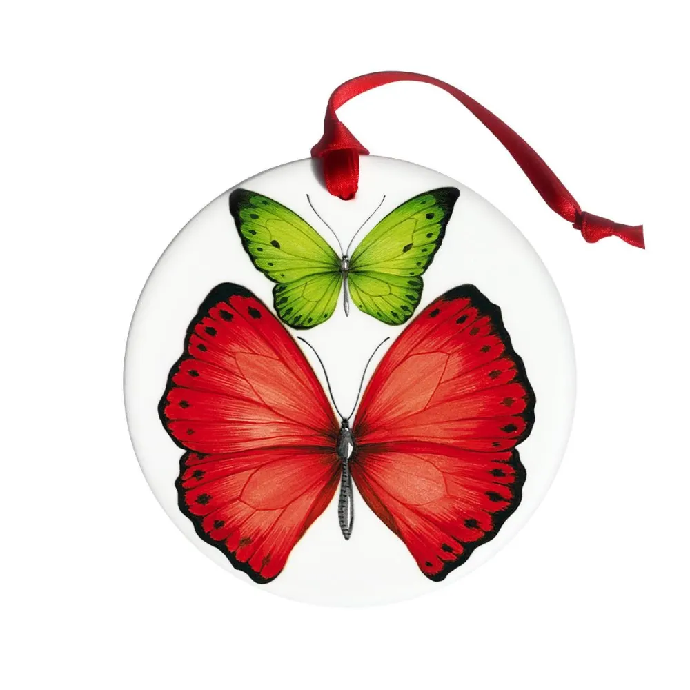 Taitù Freedom cirkel dekoration 10cm Fine Bone Kina porcelæn 12-6-26-