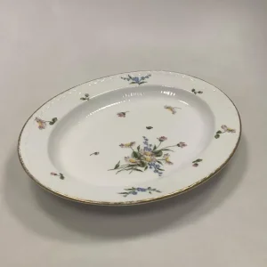 Royal Copenhagen Art Nouveau Halvblonde Ovalt Fad