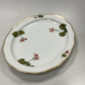 Royal Copenhagen Art Nouveau Stel No. 225 Pelargonoe Ovalt Fad No. 2014