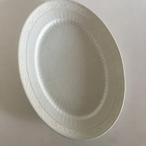 Royal Copenhagen Hvid Vifte Ovalt Serveringsfad No. 375