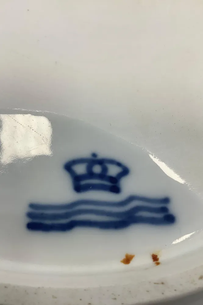 Royal Copenhagen Juliane Marie, hvid Oval Serveringsfad No 12008