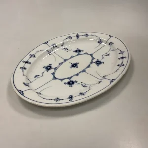 Royal Copenhagen Musselmalet Riflet Ovalt Fad No. 365