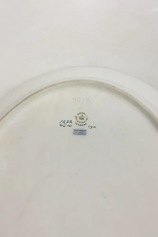 Royal Copenhagen Stel Nr. 1222 Ovalt Fad No 9010