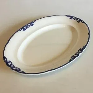 Villeroy & Boch Blå Olga Ovalt fad
