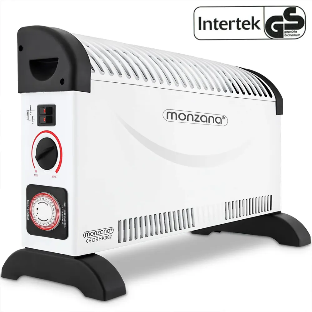 Konvektorvarmer ivory 2000W inkl. timer