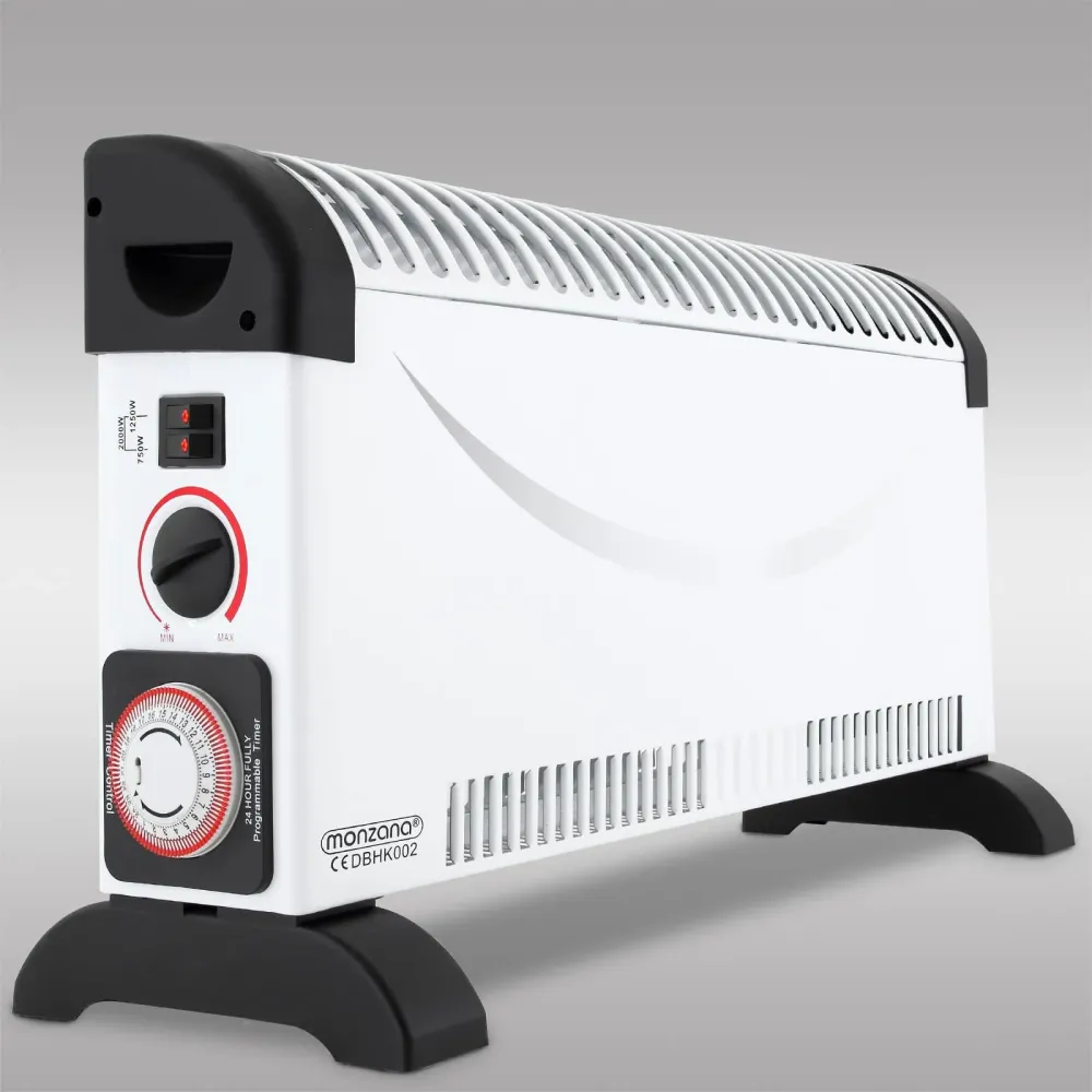 Konvektorvarmer ivory 2000W inkl. timer
