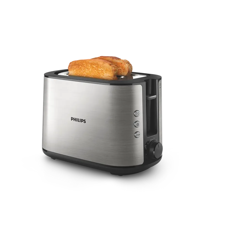 Philips brødrister opretstående chromed HD2650/90