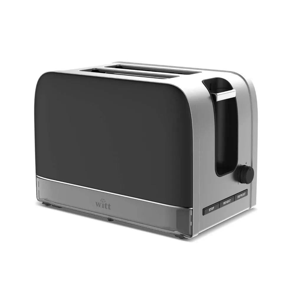 Witt WCT800B Classic Toaster onyx