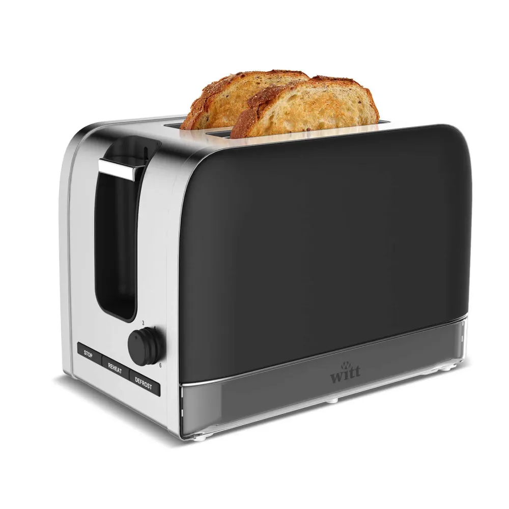 Witt WCT800B Classic Toaster onyx