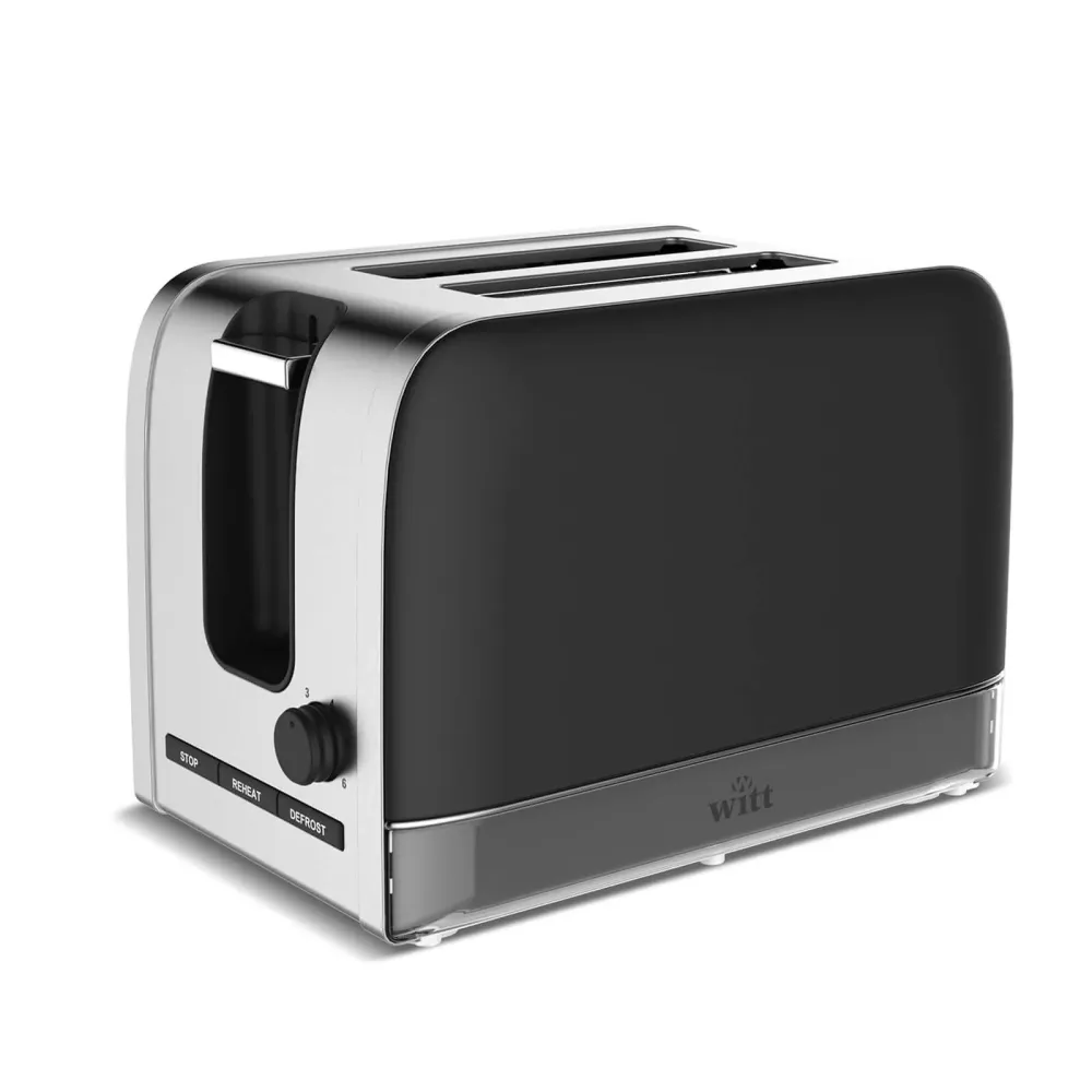 Witt WCT800B Classic Toaster onyx