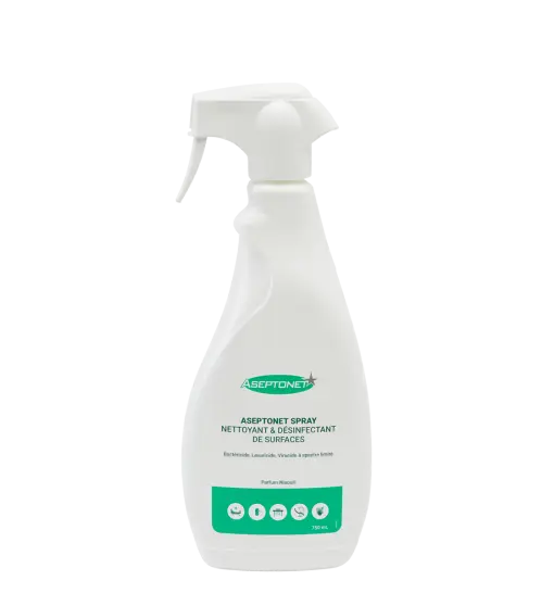 Overflade og DM desinficerende rengøringsspray 750ml - ASEPTONET