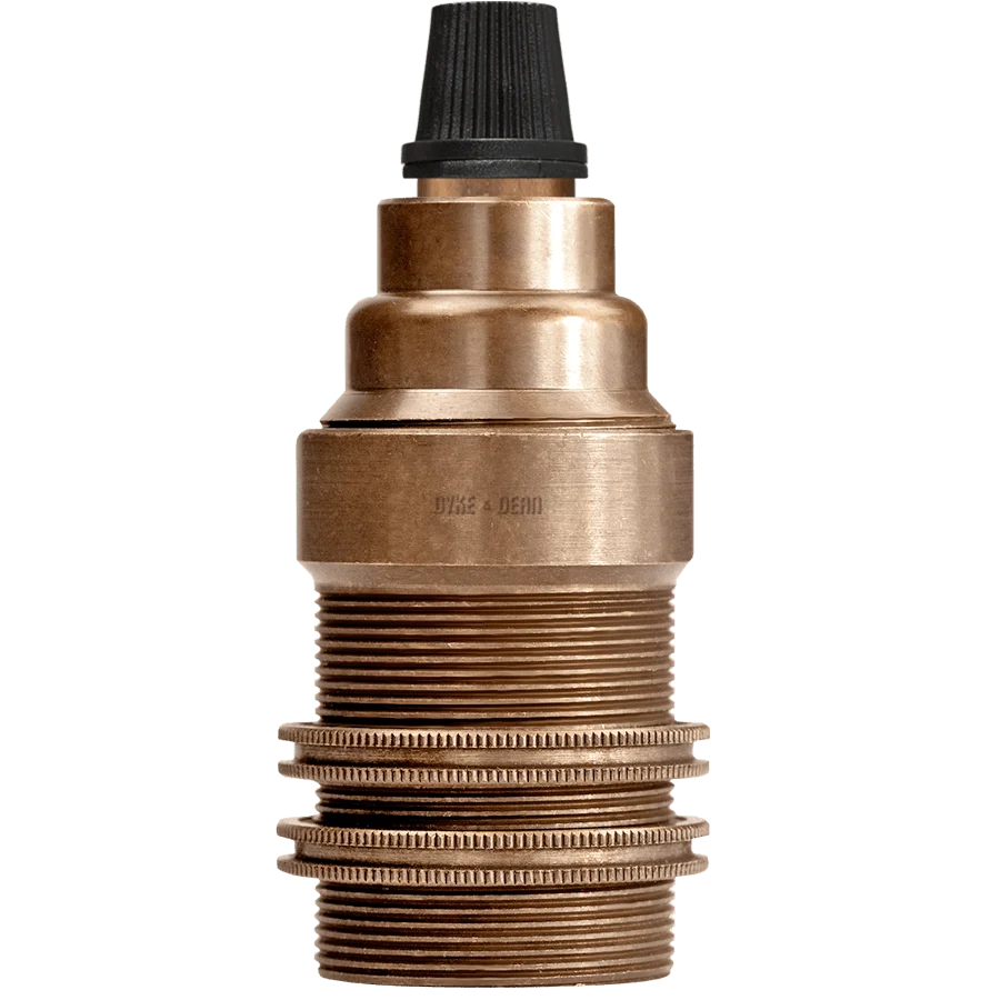 BRONZEEFFEKT E14 HEAVY METAL PÆREHOLDER DYKE & DEAN