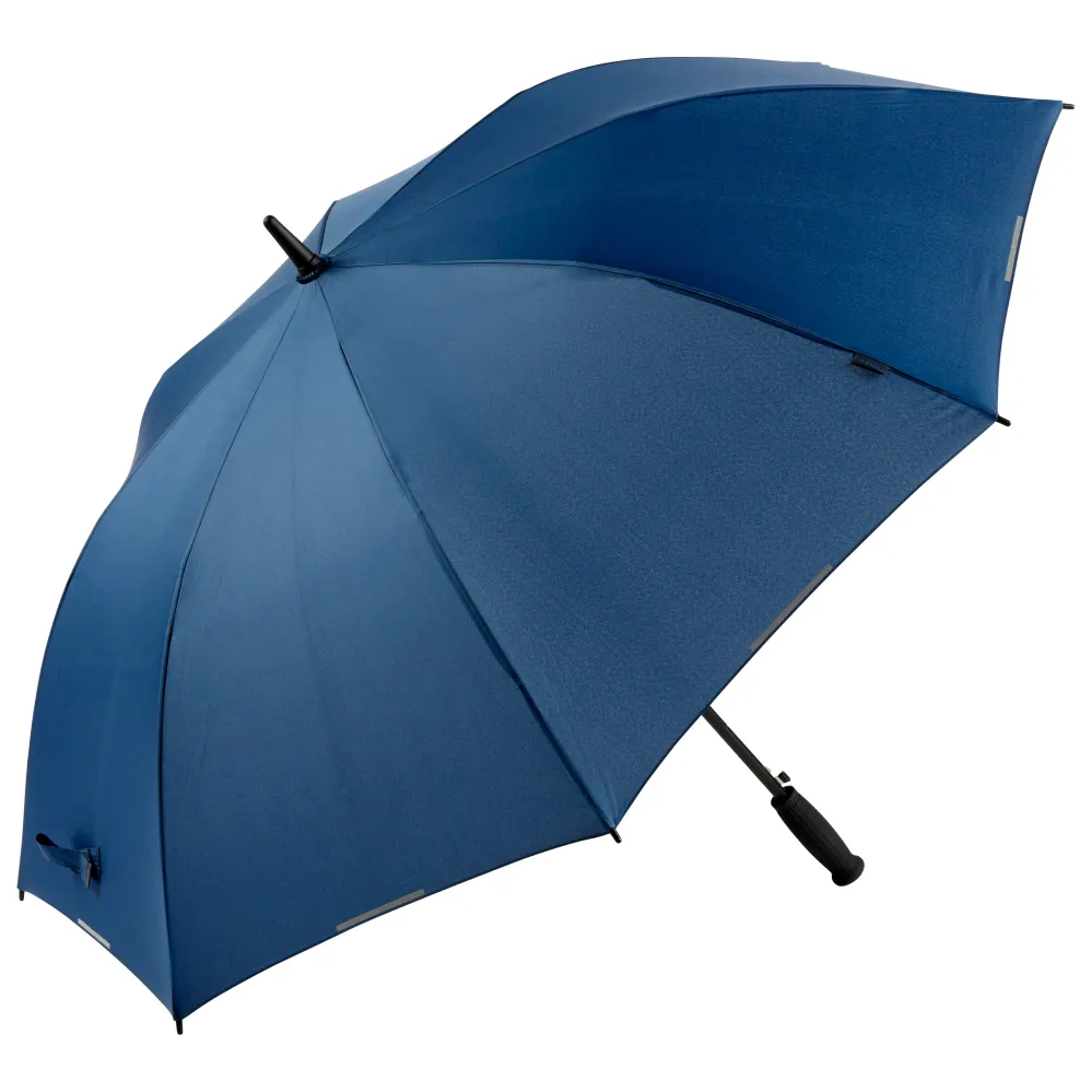 Ezpeleta 10908 golfparaply, ensfarver og automatisk åbning, XXL, reflekterende bånd
