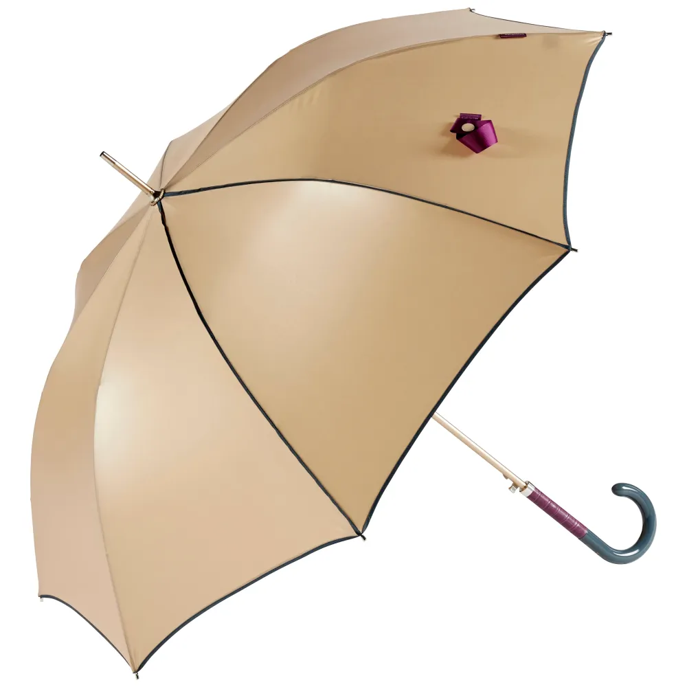 Ezpeleta Paraply 10413 | Automatisk foldeparaply | forskellige tryk | rejsetaske Beige