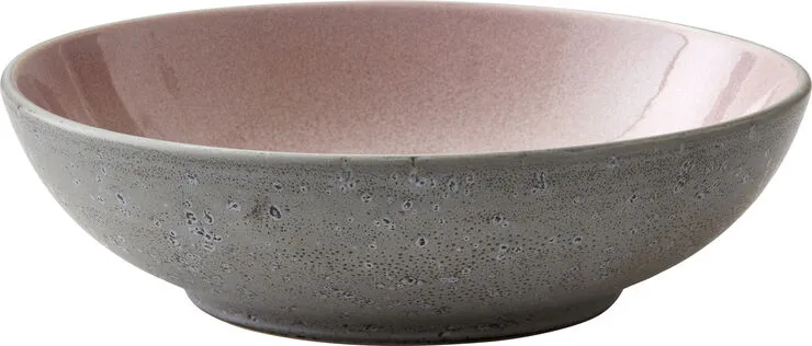 Bitz Pastaskål - grå/lyserød - 20 cm
