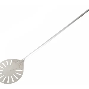 Durable metal pizzaspade rund perforeret 23-120