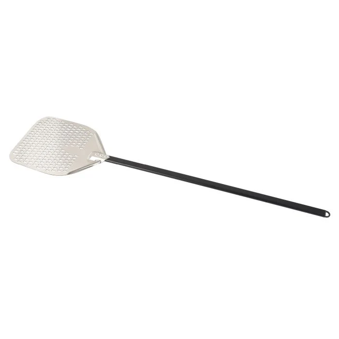 Pizza Scoop PIZZASKAL I RUSTFRIT CHROMED REKTANGULÆR PERFORERET 30-152