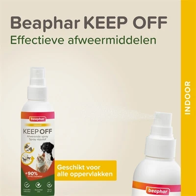 Beaphar Keep Off Spray Kat Indendørs 200 ml – Forebyg uønsket adfærd i huset