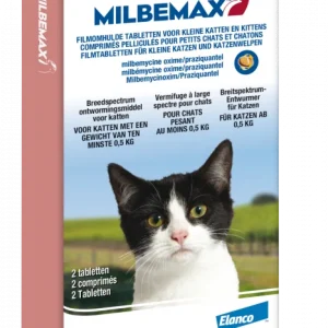 Milbemax Ormekur til små katte/killinger – 2 tabletter
