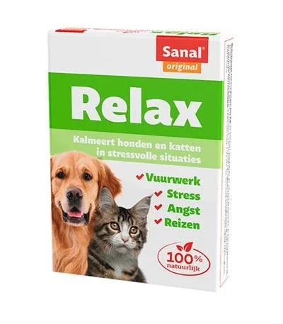 Sanal Hund/Kat Relax Beroligende Tablet