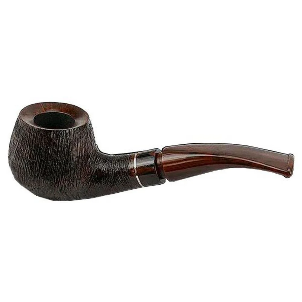 Cesare Barontini "Lido" Børstet Halvbøjet Pibe - Elegant Luxus