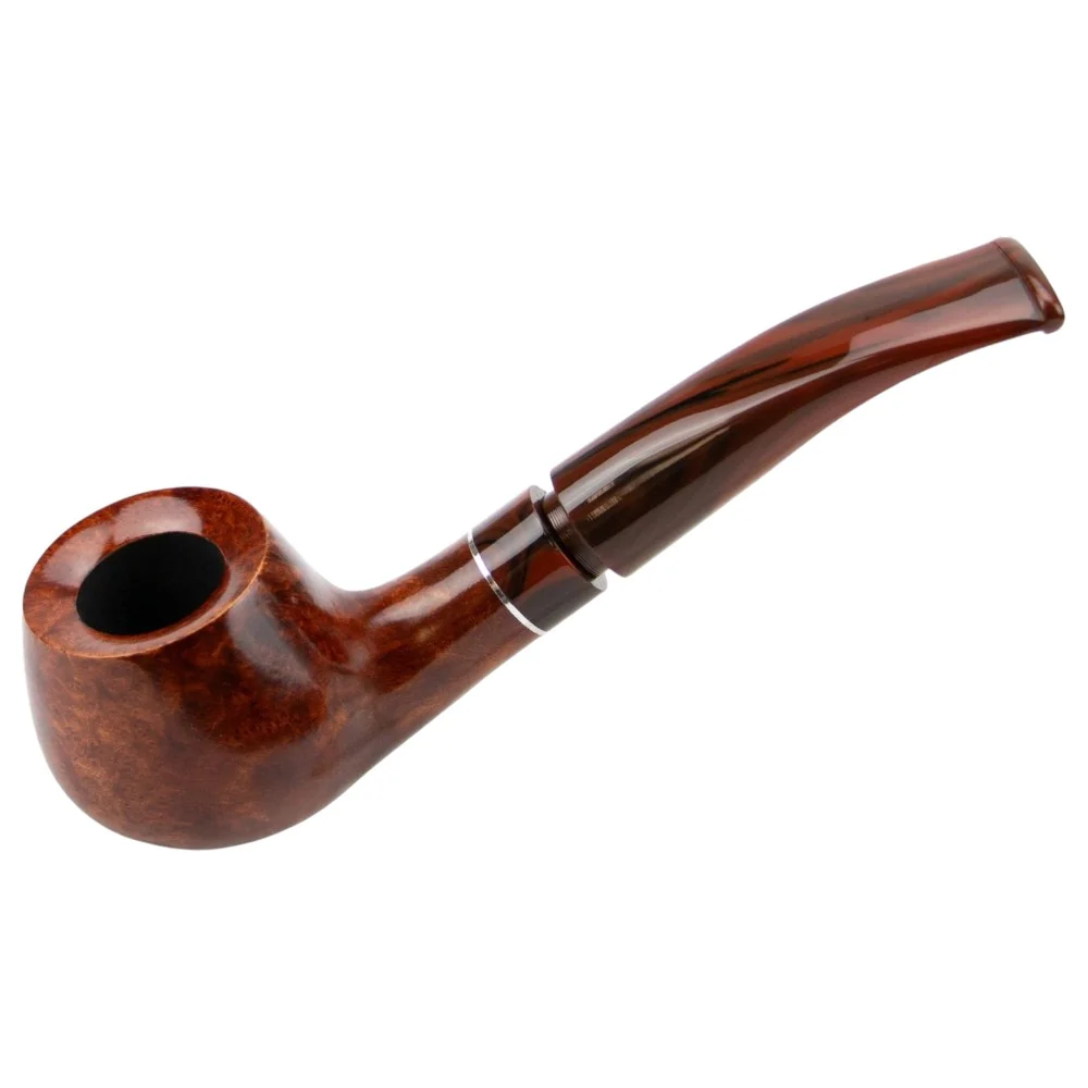 Cesare Barontini "Lido" Glat Halvbøjet Pibe - Elegant Luxus