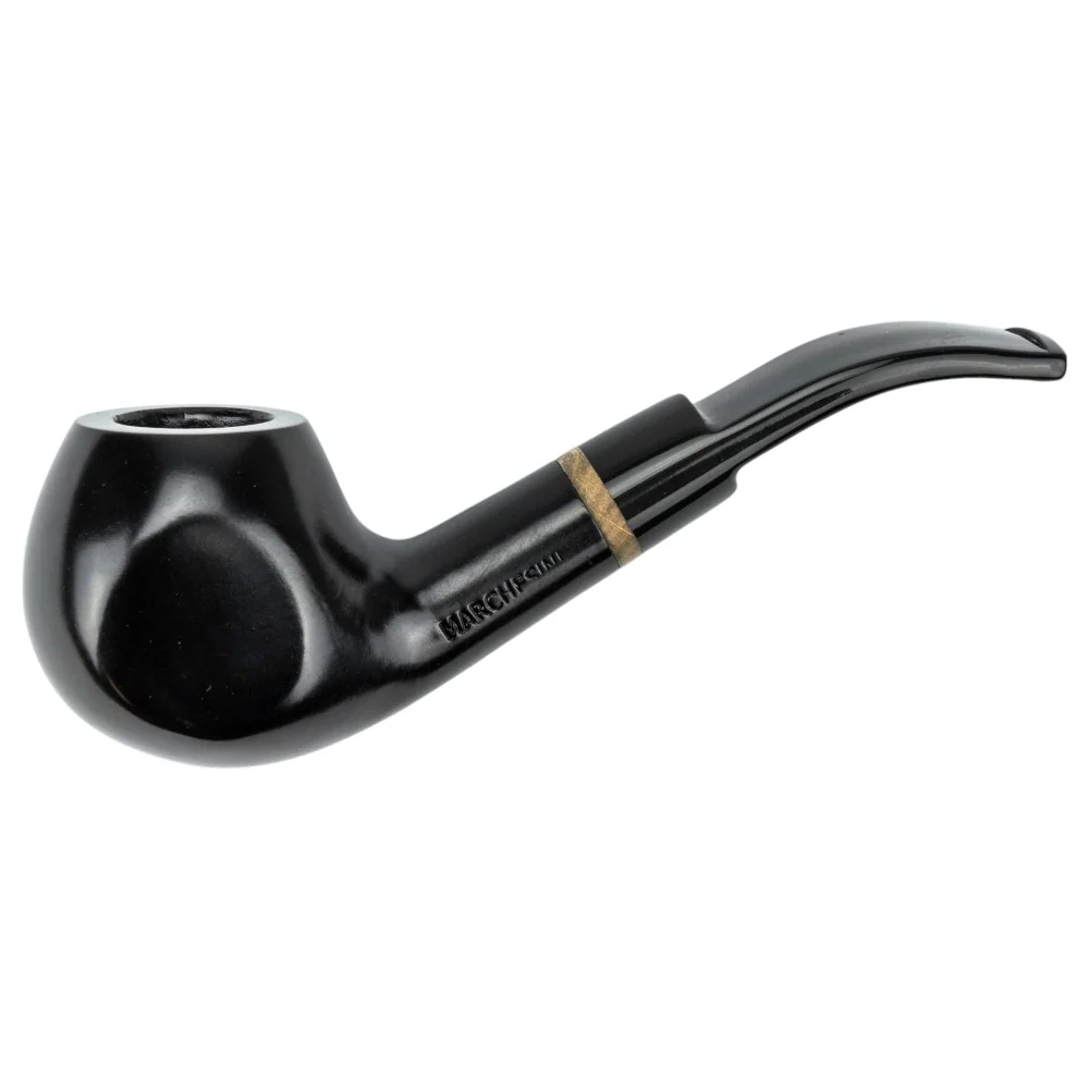 Jean Claude Pibe Model 1 - Mørk Brun Bruyere - Halv Bøjet